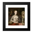 thumbnail image 2 of Circle Of Schule Von Fontainebleau 20x22 Black Modern Framed Museum Art Print Titled - Portrait of a Lady, 2 of 5