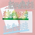 thumbnail image 2 of Leaf Border Corner Metal Die Cuts Leaves Background Metal Cutting Die Best Wishes Blessing Text Cutting Dies for DIY Scrapbooking Photo Album Decorative Embossing Paper Card, 2 of 6