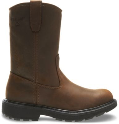 McRae Industrial Boot 10" Wellington Brown Genuine Leather MR85144 All Sizes 