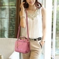 thumbnail image 2 of Faraee Fashion Purses and Handbags for Women Crossbody Shoulder Top Handle Satchel Jeweled Pendant Business Small Work Tote Bags Pink, 2 of 5
