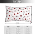 thumbnail image 2 of Salouo Ladybug With Dandelion Pattern Pillow Cases,1PC Pillow Covers with Envelope Closure Decorative Pillow Case for Bed Couch,Pillows Not Included-16"x24", 2 of 6