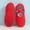 F-197Red, variant on ZHOGXU Children Kids Girls Dance Shoes Non Soft Sole Solid Color Comfortable Breathable Ballet Yoga Shoes For Performance Indoor Wear,Red,3.5-4 Years