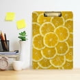 thumbnail image 6 of FMSHPON Lemon Slices Clipboard Hardboard Wood Nursing Clip Board and Pull for Standard A4 Letter 13x9 inches, 6 of 8