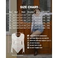 thumbnail image 6 of SM Long Sleeve Bodysuits for Women Scoop Neck Ribbed Body Suit Stretchy Basic T Shirt Tops Longsleeve Body Suits for Womens, 6 of 8