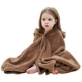 thumbnail image 3 of Camibrarace Baby Hooded Bath Towel Newborn Infant Toddler Blanket Bathrobe Soft Thick Absorbent Beach Swimming Shower Towels, 140x70CM, 3 of 8