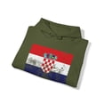 thumbnail image 4 of Croatia Croatian Pride Flag Hoodie, Gifts, Hooded Sweatshirt, 4 of 4
