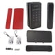 thumbnail image 5 of Framed Double Door No Hole Glass Door Fingerprint Lock Password Swipe Card Metal Wooden Door Combination Lock, 5 of 5