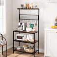 thumbnail image 1 of Mueble de cocina con almacenamiento de 3 capas Gabinet organizador de almacenamiento, Marrón FurnitureR hogar, 1 of 7