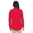 thumbnail image 2 of Devon & Jones Ladies' Perfect Fit Half-Placket Tunic Top - DP610W - RED 2X Large, 2 of 3