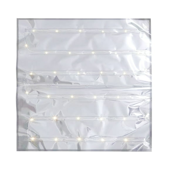 UDIYO Waterproof Flower Wrapping Paper with LED Light Reusable Romantic Bouquet Packing Paper for Wedding