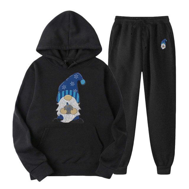 TIMIFIS Survêtement pour Hommes 2 Pcs à Capuche Ensemble de Sport Décontracté pour Course Jogging - Automne