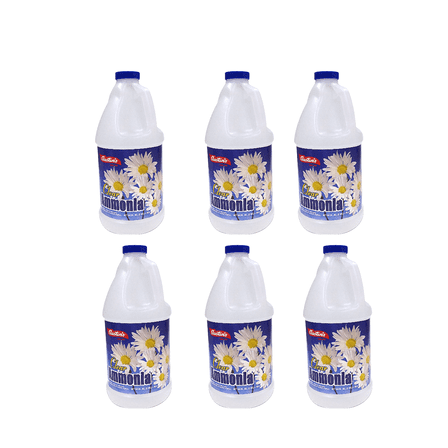 Austin’s Clear Ammonia – 64 fl oz × 6 Pack – Heavy-Duty Degreasing, Streak-Free Shine, Fabric Freshening