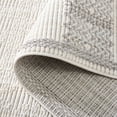 thumbnail image 5 of SAFAVIEH Martha Stewart Serenity Liana Striped Area Rug, Ivory/Grey, 6'7" x 6'7" Round, 5 of 10
