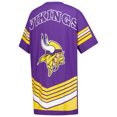 thumbnail image 6 of Women's Gameday Couture Purple Minnesota Vikings Perfect Score Vintage T-Shirt Dress, 6 of 6
