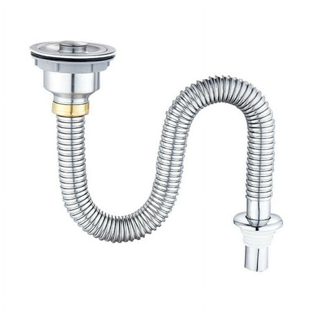 

Kitchen Stainless Steel Sink Stopper Single Sink Drain Pipe Bathroom Sewer Accessories Kitchen Basket