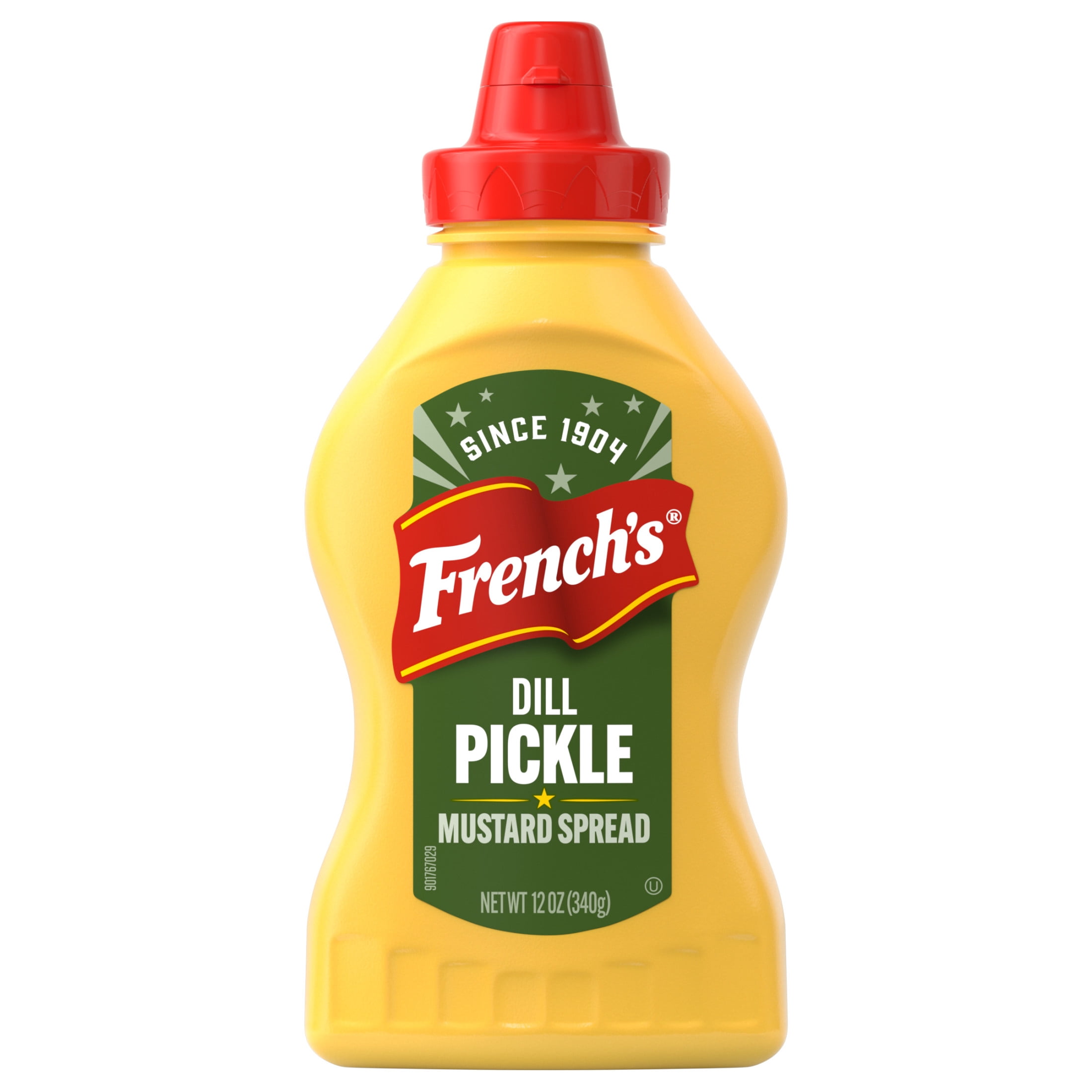 (4 pack) French's Dill Pickle Mustard, 12.0 oz