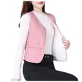 thumbnail image 2 of TaTaai Womens Lightweight Quilted Vest Long Sleeve Solid Color Thermal Slim Fit Puffer Vest for Winter Warmth Layering 1-Pack Gift, 2 of 7