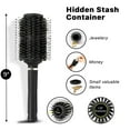 thumbnail image 5 of WYZworks 2PK Diversion Round Hair Brush with Secret Hidden Compartment, Safe Stash Box Container for Money, Jewelry, House Keys, Valuables, for Travel or Home, 5 of 8