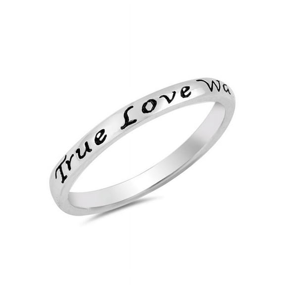 True Love Waits 925 Sterling Silver Ring