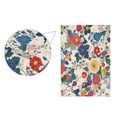 thumbnail image 5 of Yayeee Garden Flag 12"x18" Double Sided Outdoor Yard Lawn Holiday Decorations, Red Japanese Floral Pattern, 5 of 6