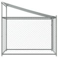 thumbnail image 2 of vidaXL Dog Cage with Roof and Door Gray 6.6'x6.6'x6.6' Galvanized Steel, 2 of 7