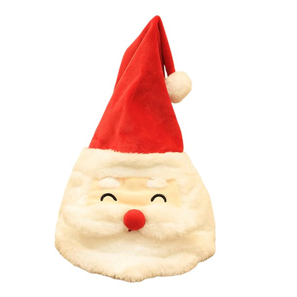 Sombrero de Navidad eléctrico Columpio Confort Música Divertido Sombrero de vacaciones de Navidad Gorro de Santa para adultos Celebraciones Papá Noel Gloria Gorros de Papá Noel