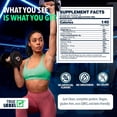 thumbnail image 2 of NF Sports All-Natural Organic Plant-Based 24g Protein Powder, Pea and Watermelon Seed, Vegan, Gluten-Free, Non-GMO, Tahitian Vanilla, 28 Servings, 2 of 7