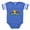 Royal Blue, variant on CafePress - Mighty Morphin Power Ranger - Cute Infant Baby Football Bodysuit