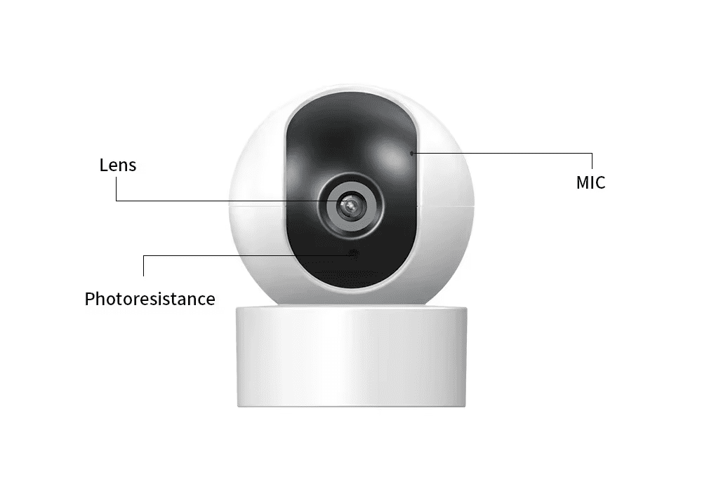 360 Degree Monitoring Camera 1080P TUYA Wireless WiFi Baby Monitor 3MP Rotation Smart Home Phone Remote Night Vision Indoor IP Surveillance AI Detect Automatic Tracking Security