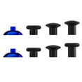 thumbnail image 6 of eXtremeRate ThumbsGear Interchangeable Ergonomic Thumbstick for PS5 Controller, for PS4 All Model Controller - 3 Height Domed and Concave Grips Adjustable Joystick - Chrome Glossy Blue & Black, 6 of 8