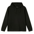 thumbnail image 3 of Yutgune Men's Big & Tall Pullover Hoodie, Solid Long Sleeve Hooded Sweatshirt with Drawstring, Sizes M-5XL, 3 of 7