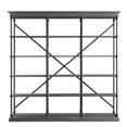 thumbnail image 2 of ACME Rukia Bookshelf, Gray & Black Finish, 2 of 3
