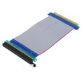 thumbnail image 3 of Moyic Extensor de tarjeta vertical 16X 1 ranura PCI-Express Cable de extensión a Cable de cinta flexible Type3, 3 of 6