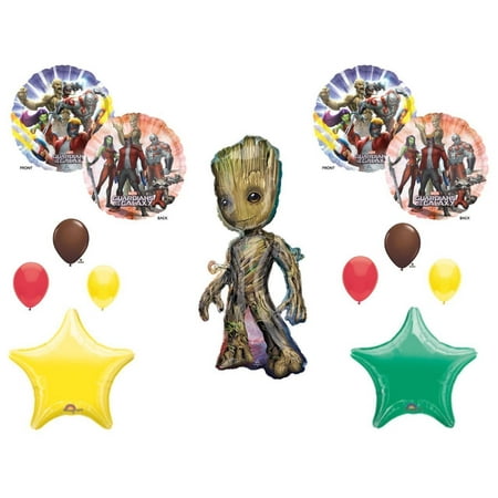 GROOT GUARDIANS OF THE GALAXY BIRTHDAY PARTY Balloons Decorations Supplies