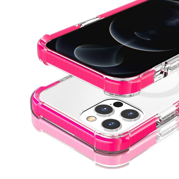 For iPhone 13 PRO Case Magnetic Ring Acrylic Shockproof Hybrid Cover