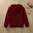 thumbnail image 5 of WOYY Toddler Boys Zip Up Hoodies Solid Color Casual Hooded Sweatshirt Jacket, Sizes 3-4T, 5 of 5