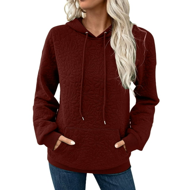Lyrcatrment Hoodies for Women with Pockets Drawstring Workout Active Gym Athletic Sweatshirts with Pockets