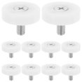 thumbnail image 2 of 10pcs Drawer Rollers Nylon Drawer Replacement Wheels Bearing Small Pulley Positioning Document Sliding Furniture Cabinet Pulley, 2 of 9