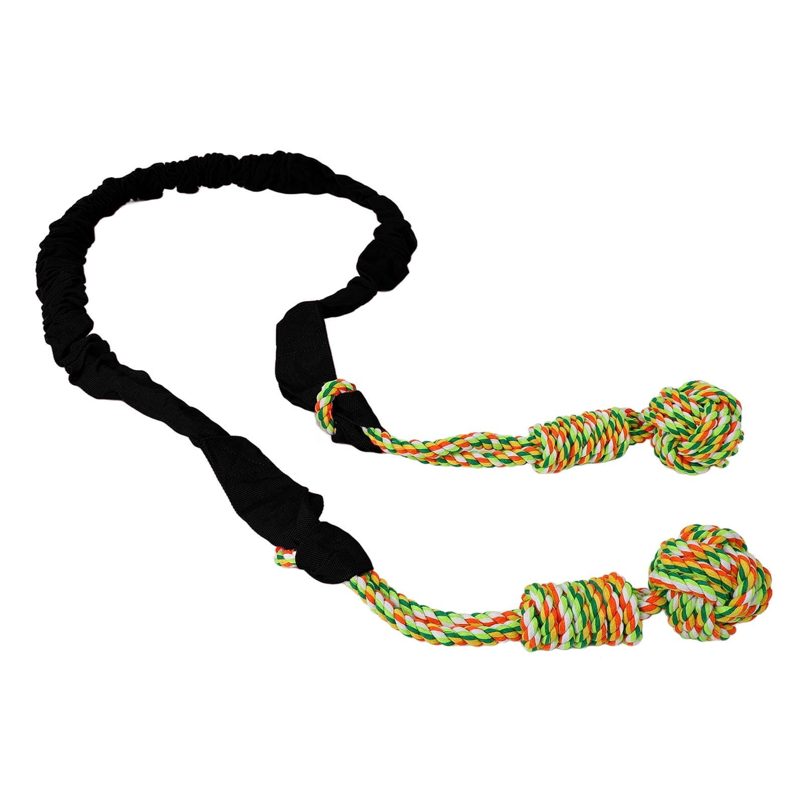 Spring Pole Dog Rope Outdoor Tug of War Toy for Pitbull Medium to Large Dogs Bungee Hanging Exercise Ropes Muscle Builder Interactive Toys black (Door Hanging Style)
