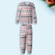 thumbnail image 5 of Disfraz Premium Conjunto de pijama familiar de 2 piezas, ropa de dormir informal de estilo navideño (blanco niño-2T) Cgtredaw Blanco T 2-3 años Única para Unisex, 5 of 6