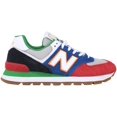 thumbnail image 1 of New Balance 574 Rugged Red/Blue-Green ML574DRY Men's Size 9.5 Medium, 1 of 4