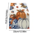 thumbnail image 3 of Maple Leaf Table Runner Fall Thanksgiving Dining Table Decor Water Resistant Washable Autumn Holiday Table Flag, 3 of 6