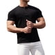 thumbnail image 4 of pstuiky camisetas de hombre, Blusa informal de manga corta con cuello vuelto, bolsillos cargo, botones y color liso para hombre camisas casuales para hombre xxl, 4 of 5