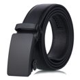 thumbnail image 1 of Men Belt Faux Leather Simple Jeans Belt Ratchet Belt with Automatic Slide Buckle, 1 of 10