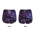 thumbnail image 5 of Lsque Lilac Printed Women's Running Shorts with Liner Pockets,Elastic Quick Dry Workout Athletic Gym Yoga Shorts,Womens High Waist Shorts-Small, 5 of 9