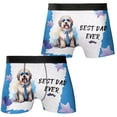thumbnail image 3 of Happy Father's Day Best Old English Sheepdog Cool Dad Ever All Over Print Boxer Briefs Underwear for Men Dad Dog Lover - 12007, 3 of 6