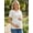Beige, variant on Bearsland Women's Maternity Clothes Embellished Lace Ruffle Top V-neck Short Sleeve Pregnancy Blouse