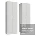 thumbnail image 5 of Madesa Garage Set 2 Pantry Storage Cabinet with 10 Utility Shelves 47"L Wooden Organization Unit for Garage - White, 5 of 11