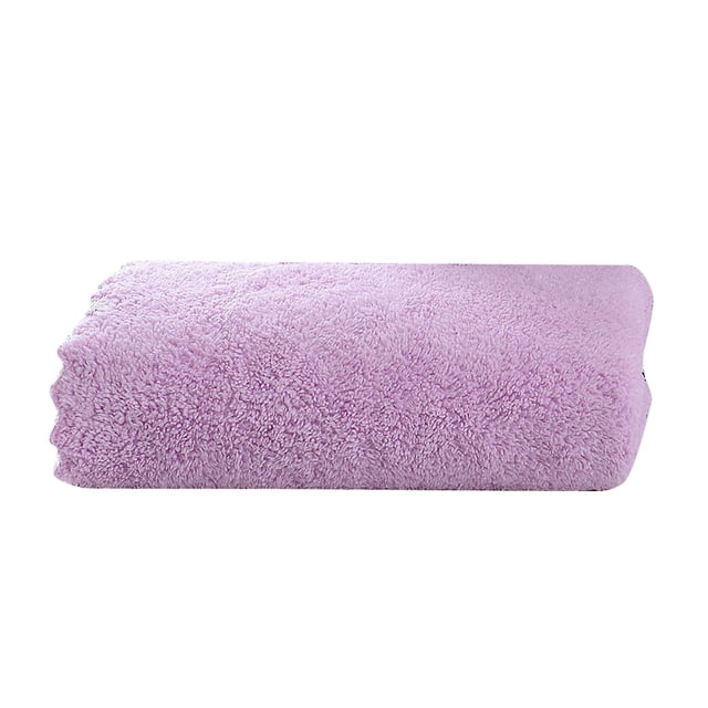 Toalla de terciopelo coral, toalla facial, suave y absorbente, 35 × 75 cm, 5 colores, toalla suave, adecuada para el baño familiar