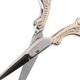 thumbnail image 4 of Stainless steel embroidery scissors, small hand-made sewing and craft scissors for paper cutting, art and craft projects (golden), 4 of 4